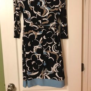 VERY NICE WELL MADE DRESS Jersey dress size 10. Fully lined. Excellent condition